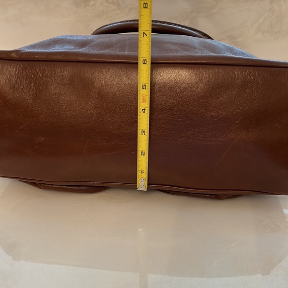 MARC JACOBS BLAKE BROWN LEATHER SATCHEL VINTAGE - Picture 15 of 15